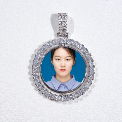 3D Spinning 2-Faced Custom Picture Pendant