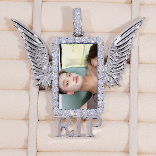 RIP WING 3D CUSTOM PICTURE PENDANT