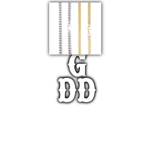 Custom Letters Freibeuter Font Necklace