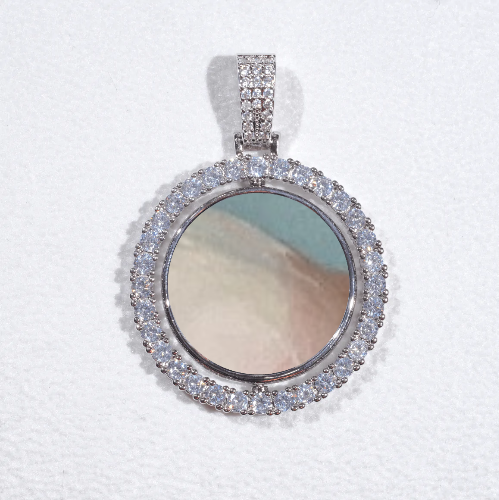 3D Spinning 2-Faced Custom Picture Pendant