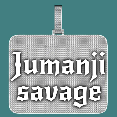 CUSTOM LETTER NECKLACE 3D BIG SQUARE