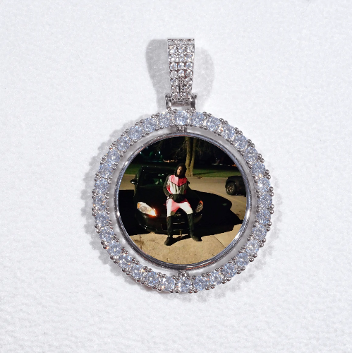 3D Spinning 2-Faced Custom Picture Pendant