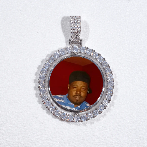 3D Spinning 2-Faced Custom Picture Pendant