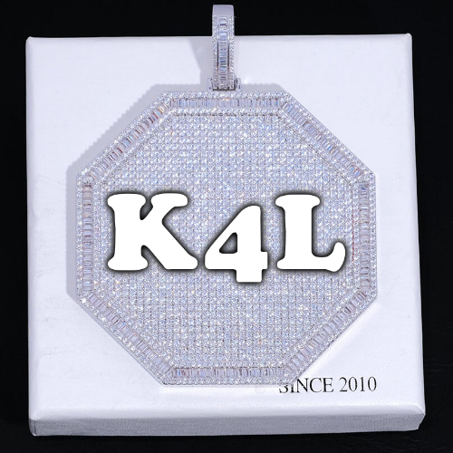 CUSTOM LETTER 3D ICED RING