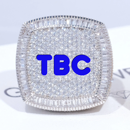 CUSTOM LETTER 3D ICED RING