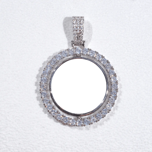 3D Spinning 2-Faced Custom Picture Pendant