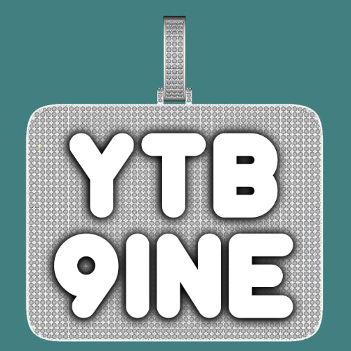 CUSTOM LETTER NECKLACE 3D BIG SQUARE
