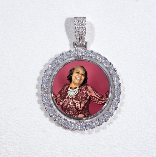 3D Spinning 2-Faced Custom Picture Pendant