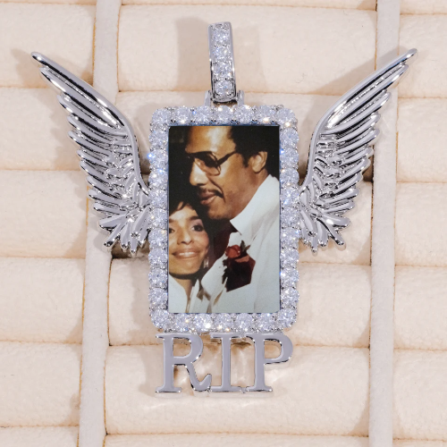 RIP WING 3D CUSTOM PICTURE PENDANT