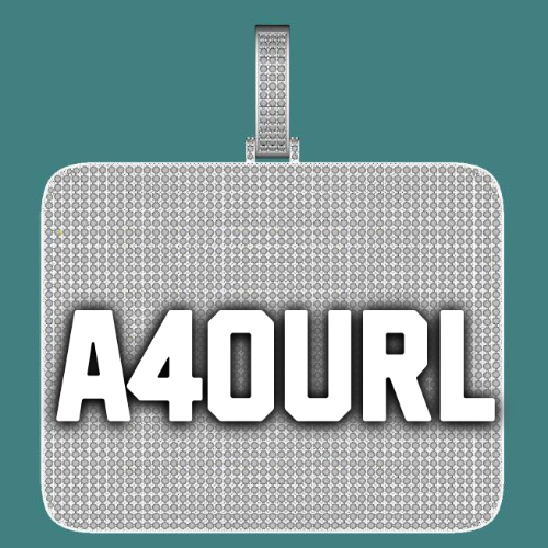 CUSTOM LETTER NECKLACE 3D BIG SQUARE