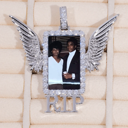 RIP WING 3D CUSTOM PICTURE PENDANT