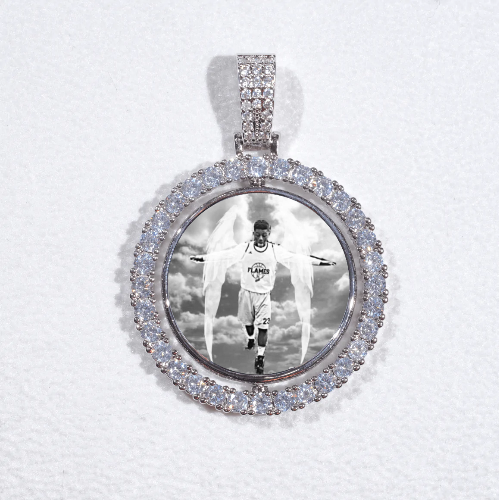 3D Spinning 2-Faced Custom Picture Pendant