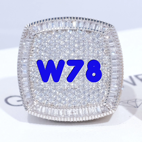 CUSTOM LETTER 3D ICED RING