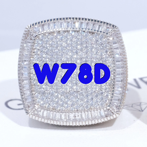 CUSTOM LETTER 3D ICED RING