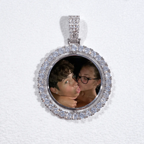 3D Spinning 2-Faced Custom Picture Pendant