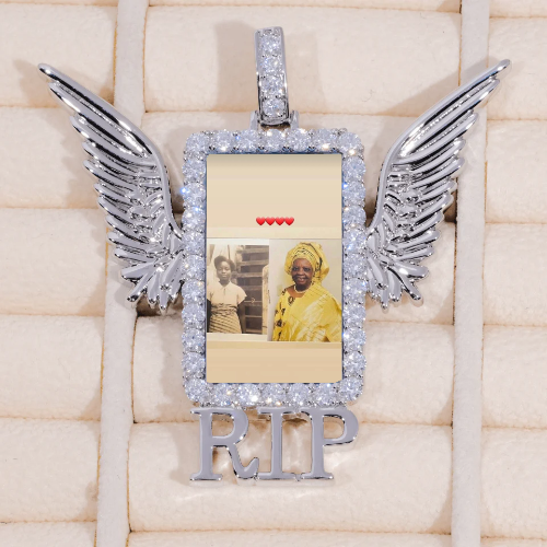 RIP WING 3D CUSTOM PICTURE PENDANT