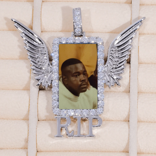 RIP WING 3D CUSTOM PICTURE PENDANT