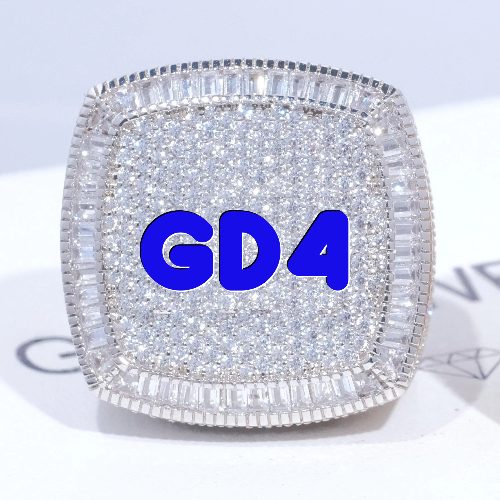 CUSTOM LETTER 3D ICED RING