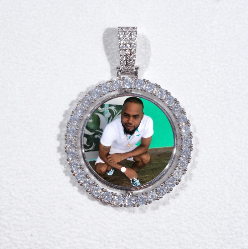 3D Spinning 2-Faced Custom Picture Pendant