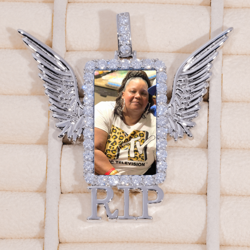 RIP WING 3D CUSTOM PICTURE PENDANT