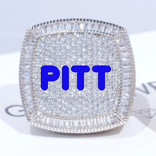 CUSTOM LETTER 3D ICED RING