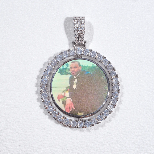 3D Spinning 2-Faced Custom Picture Pendant