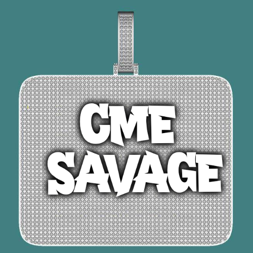 CUSTOM LETTER NECKLACE 3D BIG SQUARE