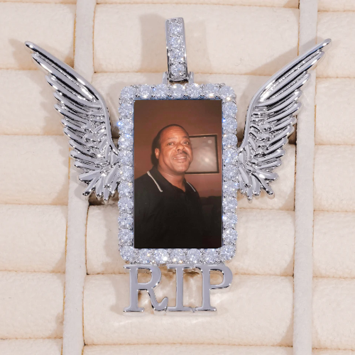 RIP WING 3D CUSTOM PICTURE PENDANT