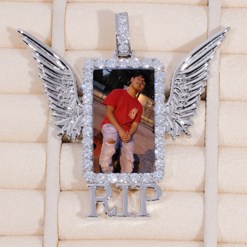 RIP WING 3D CUSTOM PICTURE PENDANT