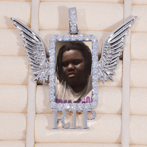 RIP WING 3D CUSTOM PICTURE PENDANT