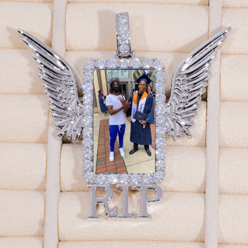 RIP WING 3D CUSTOM PICTURE PENDANT