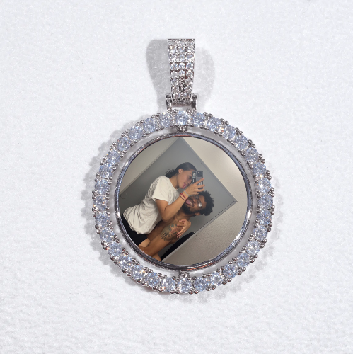 3D Spinning 2-Faced Custom Picture Pendant