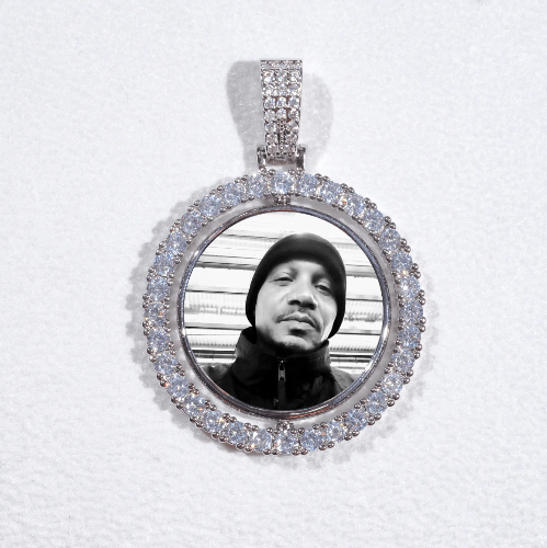 3D Spinning 2-Faced Custom Picture Pendant