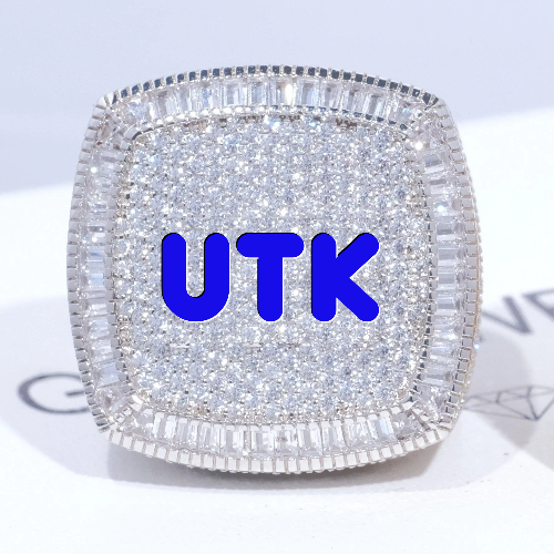 CUSTOM LETTER 3D ICED RING