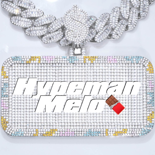 CUSTOM LETTER NECKLACE 3D COLORFUL SQUARE