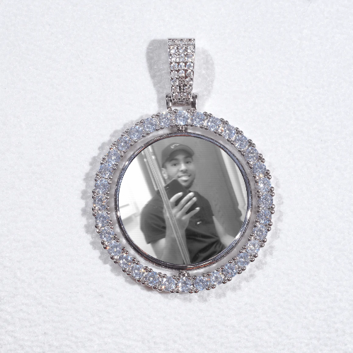 3D Spinning 2-Faced Custom Picture Pendant