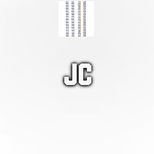 Custom Letters Baguette Two Layer Necklace