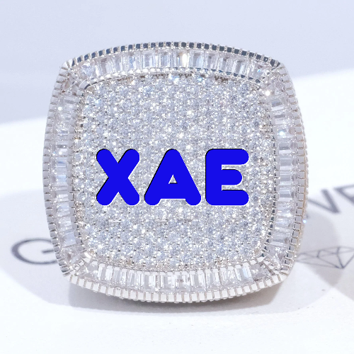 CUSTOM LETTER 3D ICED RING