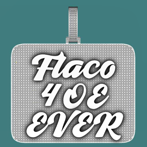 CUSTOM LETTER NECKLACE 3D BIG SQUARE