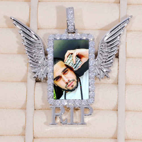 RIP WING 3D CUSTOM PICTURE PENDANT