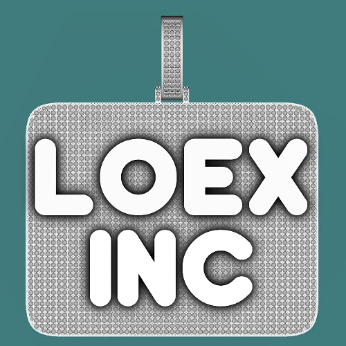 CUSTOM LETTER NECKLACE 3D BIG SQUARE