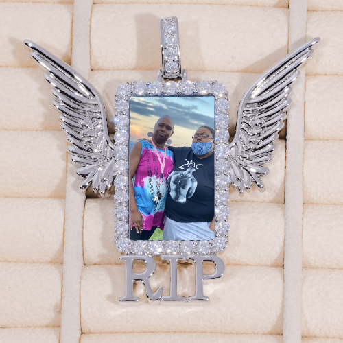 RIP WING 3D CUSTOM PICTURE PENDANT