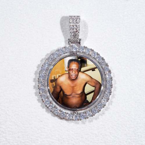3D Spinning 2-Faced Custom Picture Pendant