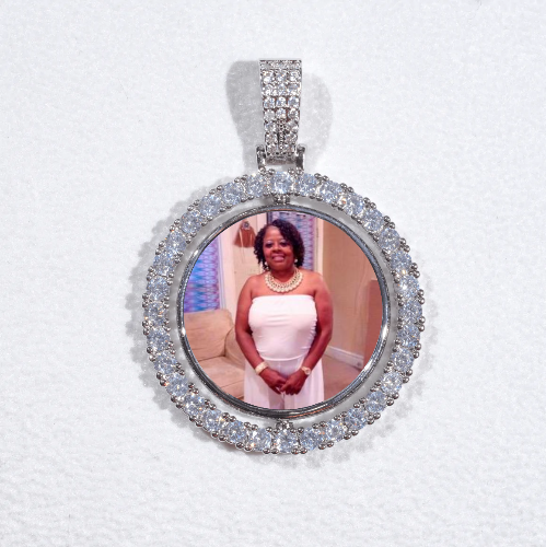 3D Spinning 2-Faced Custom Picture Pendant
