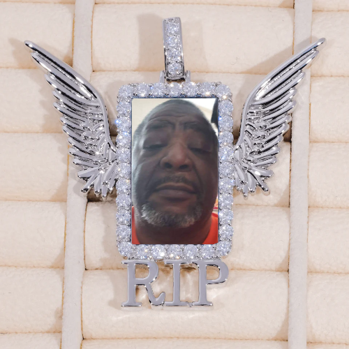 RIP WING 3D CUSTOM PICTURE PENDANT