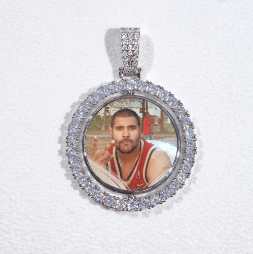 3D Spinning 2-Faced Custom Picture Pendant