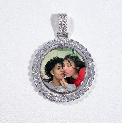 3D Spinning 2-Faced Custom Picture Pendant