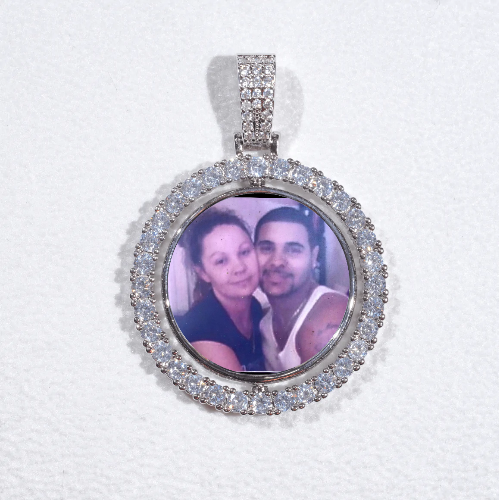 3D Spinning 2-Faced Custom Picture Pendant