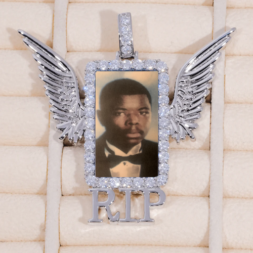 RIP WING 3D CUSTOM PICTURE PENDANT