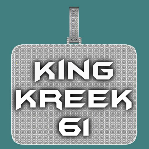 CUSTOM LETTER NECKLACE 3D BIG SQUARE